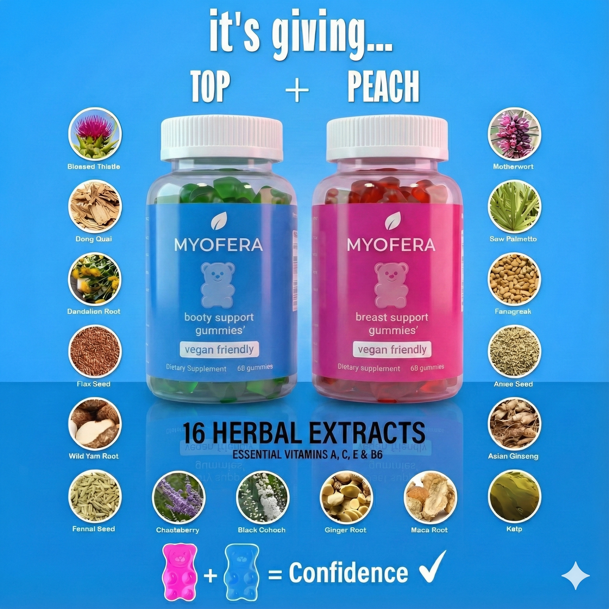 MYOFERA™ Curves Support Gummies